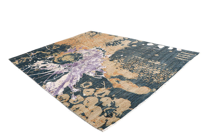 Multi Colored Abstract 8' x 10' 1 - No. 65126 - ALRUG Rug Store