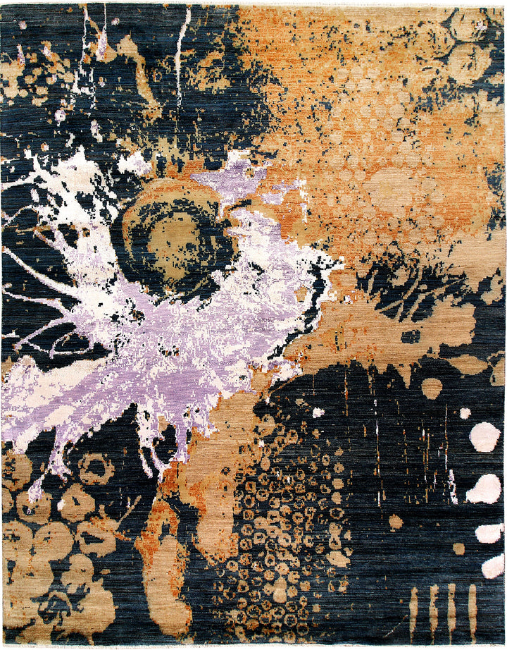 Multi Colored Abstract 8'  x" 10'  1" - No. QA45771