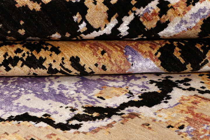 Multi Colored Abstract 8'  x" 10'  6" - No. QA86448