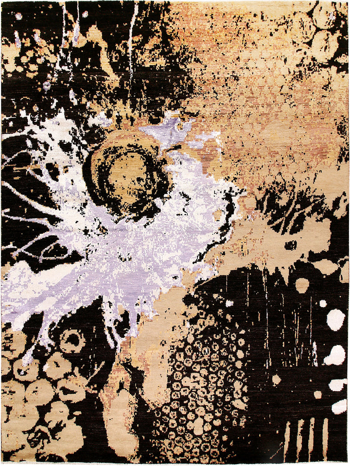 Multi Colored Abstract 8' x 10' 6 - No. 65127 - ALRUG Rug Store