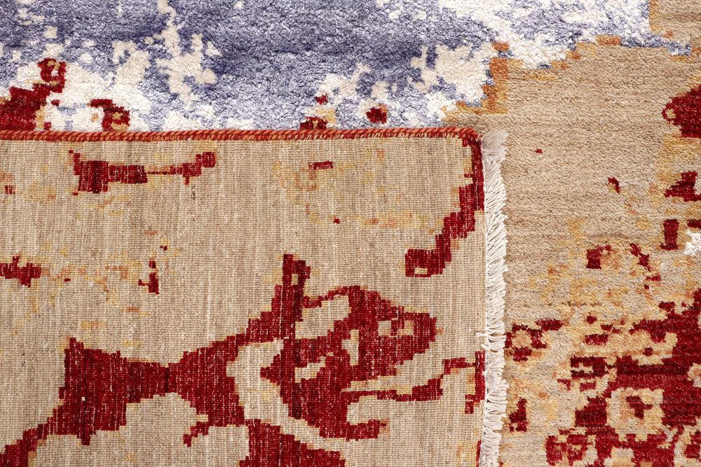 Multi Colored Abstract 8' x 9' 11 - No. 65128 - ALRUG Rug Store