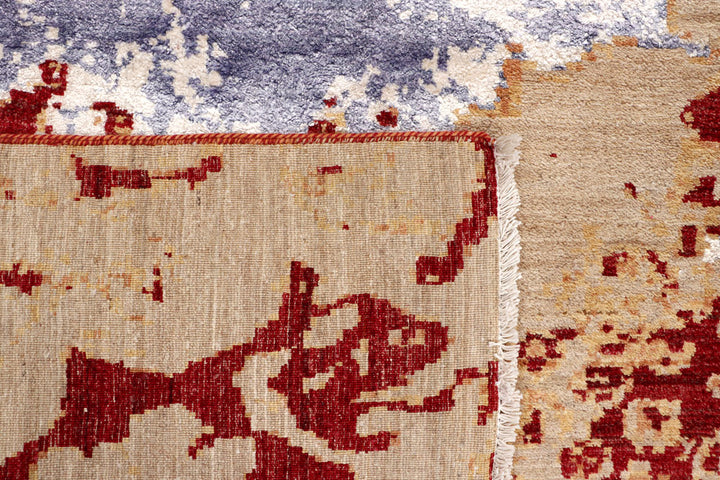 Multi Colored Abstract 8' x 9' 11 - No. 65128 - ALRUG Rug Store