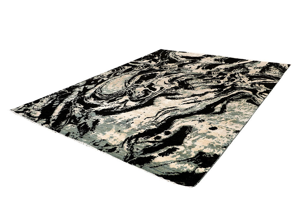 Multi Colored Abstract 8' x 10' 6 - No. 65129 - ALRUG Rug Store