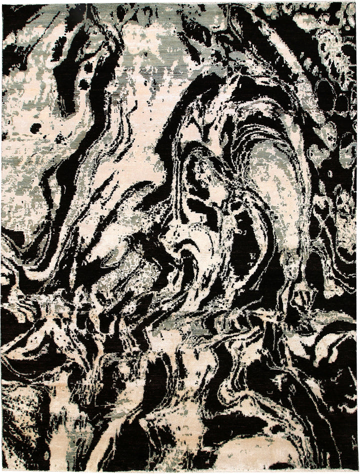 Multi Colored Abstract 8' x 10' 6 - No. 65129 - ALRUG Rug Store