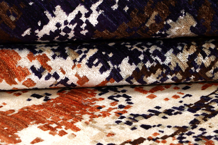 Multi Colored Abstract 7' 11 x 10' 4 - No. 65130 - ALRUG Rug Store