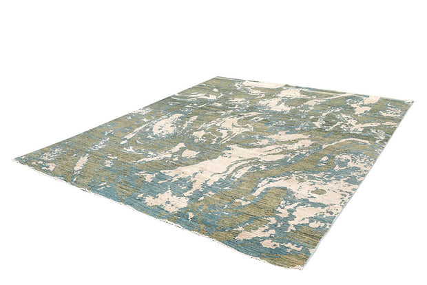 Olive Abstract 8' 1 x 9' 10 - No. 65132 - ALRUG Rug Store