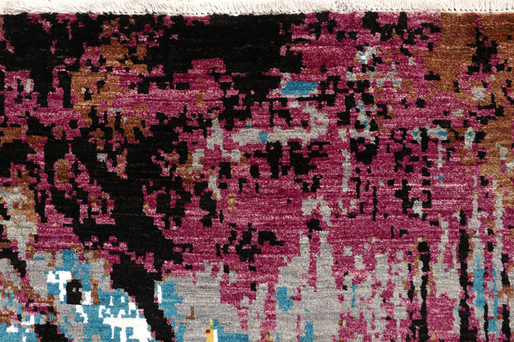 Multi Colored Abstract 8' x 10' 6 - No. 65133 - ALRUG Rug Store