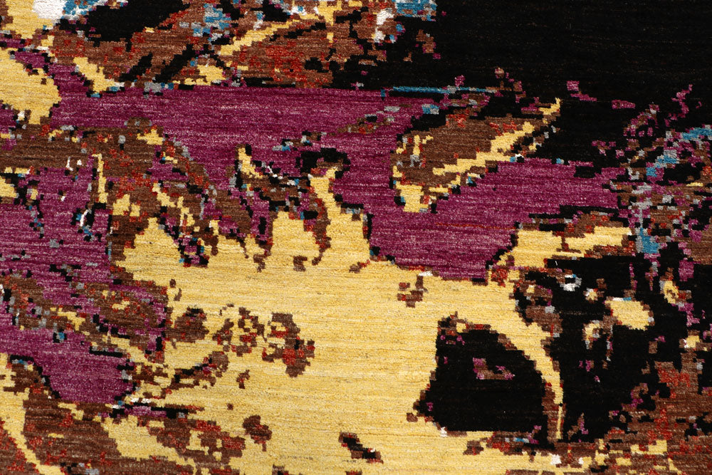 Multi Colored Abstract 8' x 10' 6 - No. 65133 - ALRUG Rug Store