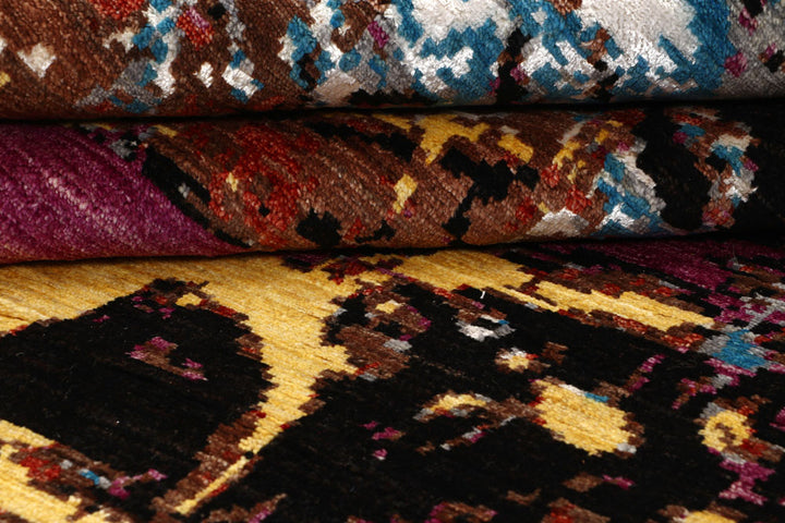 Multi Colored Abstract 8' x 10' 6 - No. 65133 - ALRUG Rug Store