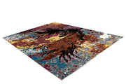 Multi Colored Abstract 8' x 10' 6 - No. 65133 - ALRUG Rug Store