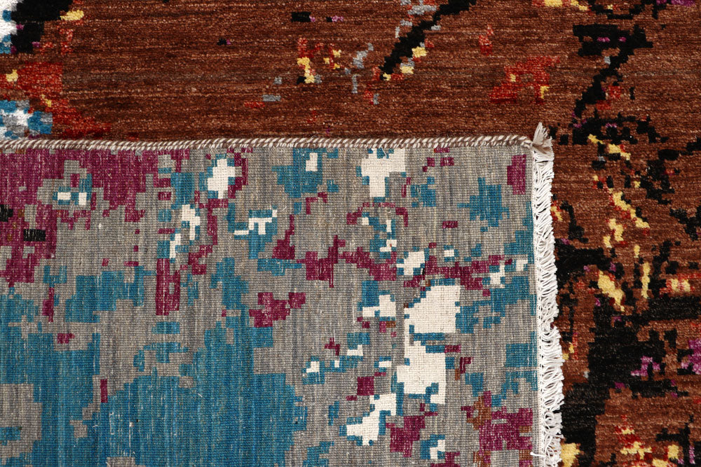 Multi Colored Abstract 8' x 10' 6 - No. 65133 - ALRUG Rug Store