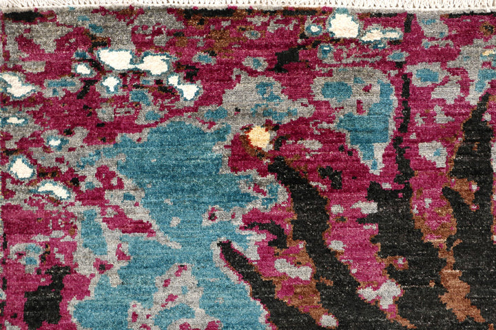 Multi Colored Abstract 8' x 9' 9 - No. 65135 - ALRUG Rug Store