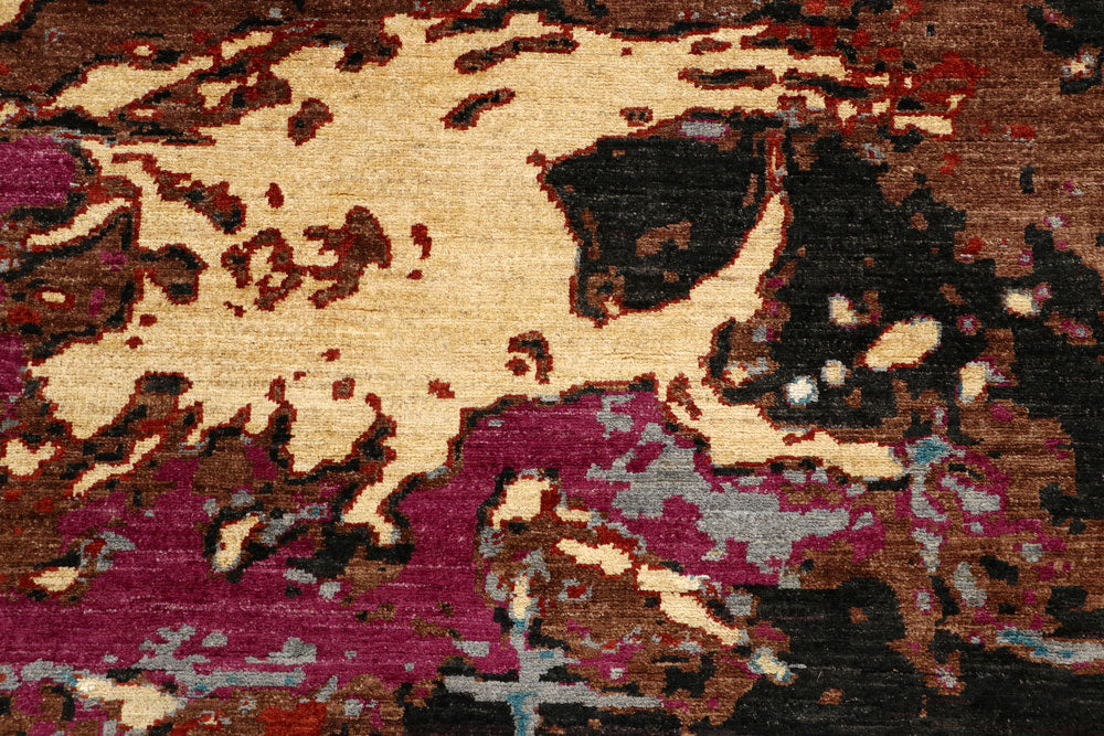 Multi Colored Abstract 8' x 9' 9 - No. 65135 - ALRUG Rug Store