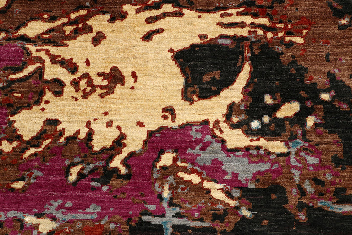 Multi Colored Abstract 8' x 9' 9 - No. 65135 - ALRUG Rug Store