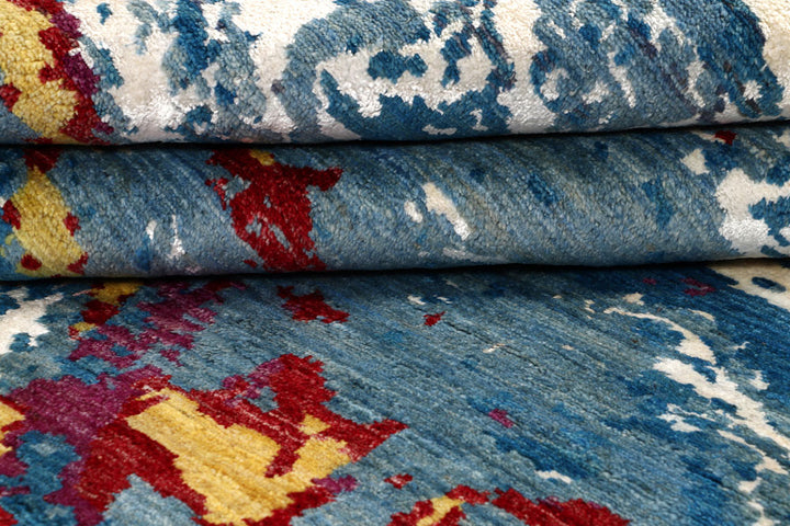 Multi Colored Abstract 7' 11 x 10' 2 - No. 65136 - ALRUG Rug Store