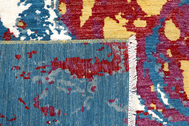 Multi Colored Abstract 7' 11 x 10' 2 - No. 65136 - ALRUG Rug Store