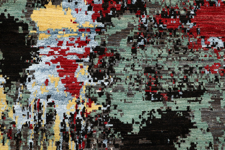 Multi Colored Abstract 8' x 10' 4 - No. 65137 - ALRUG Rug Store