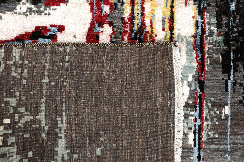 Multi Colored Abstract 8' x 10' 4 - No. 65137 - ALRUG Rug Store