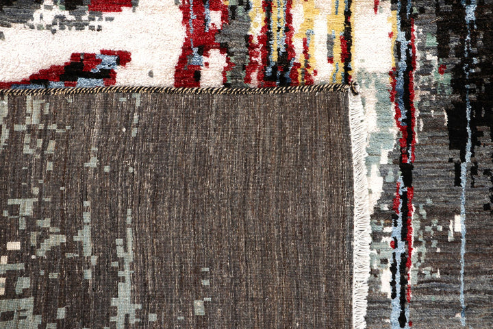 Multi Colored Abstract 8' x 10' 4 - No. 65137 - ALRUG Rug Store