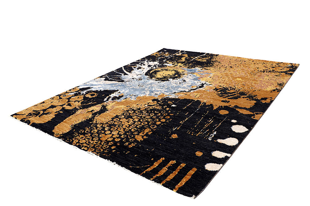 Multi Colored Abstract 8' x 10' 1 - No. 65139 - ALRUG Rug Store