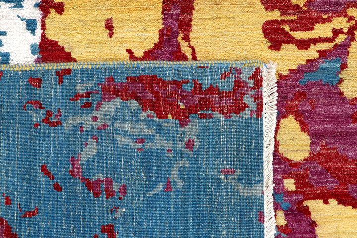 Multi Colored Abstract 8' x 9' 11 - No. 65140 - ALRUG Rug Store