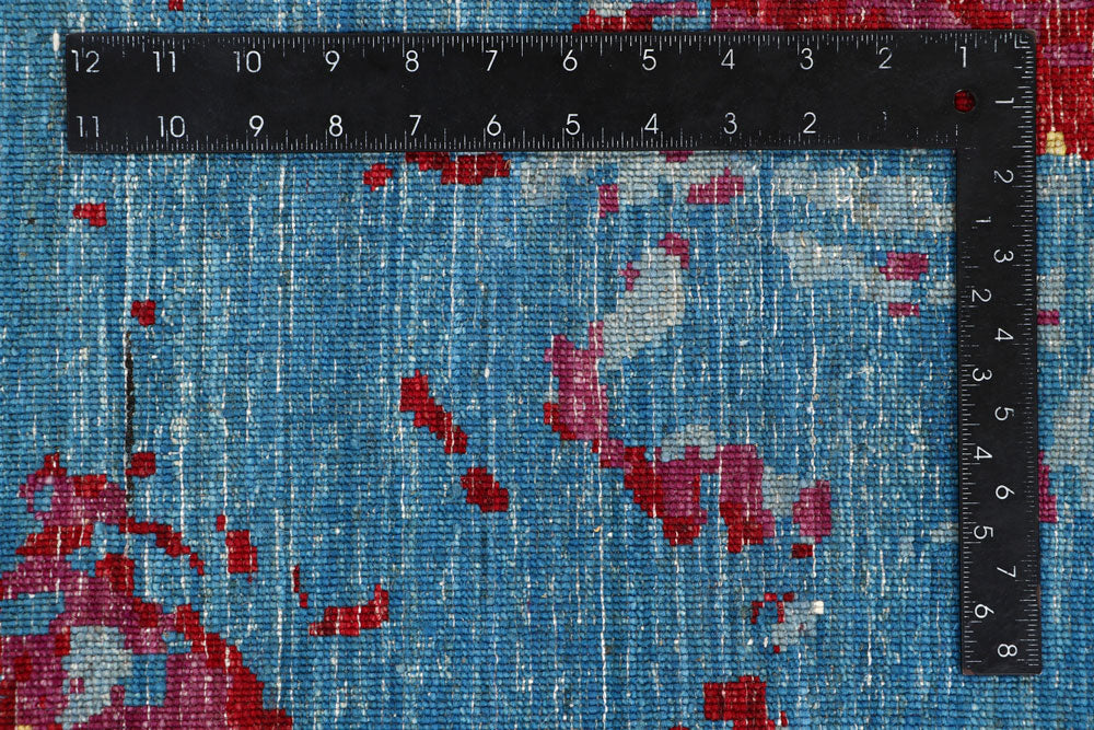 Multi Colored Abstract 8' x 9' 11 - No. 65140 - ALRUG Rug Store