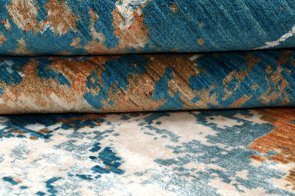 Multi Colored Abstract 8' x 10' 4 - No. 65141 - ALRUG Rug Store