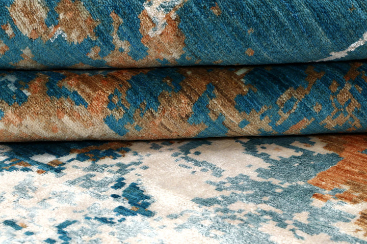 Multi Colored Abstract 8' x 10' 4 - No. 65141 - ALRUG Rug Store