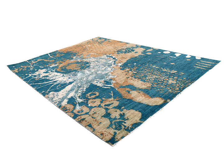 Multi Colored Abstract 8' x 10' 4 - No. 65141 - ALRUG Rug Store