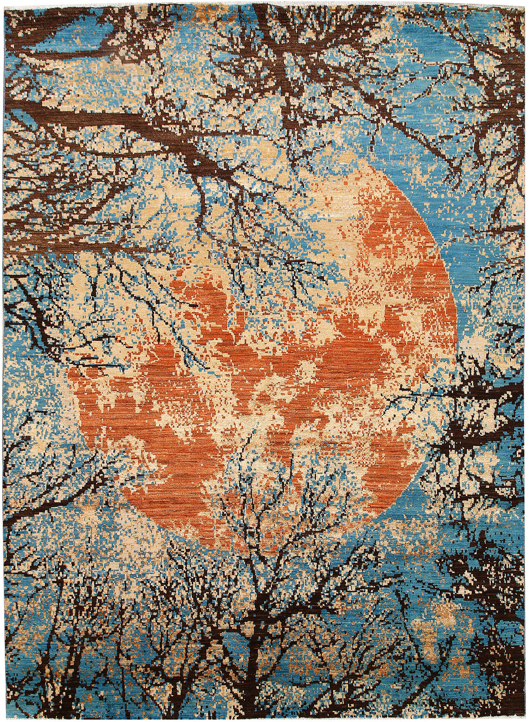 Multi Colored Abstract 8' x 10' 10 - No. 65142 - ALRUG Rug Store