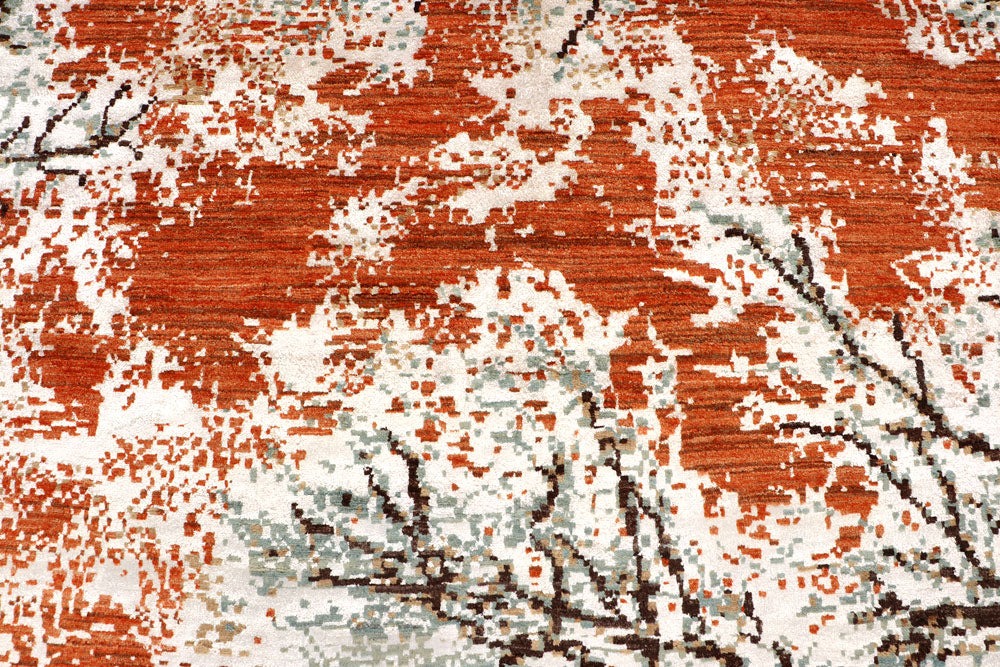 Multi Colored Abstract 8' x 10' 4 - No. 65144 - ALRUG Rug Store