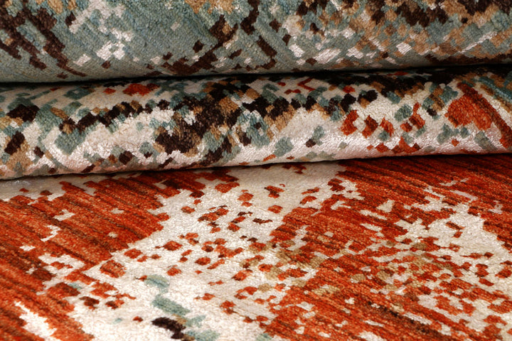 Multi Colored Abstract 8' x 10' 4 - No. 65144 - ALRUG Rug Store