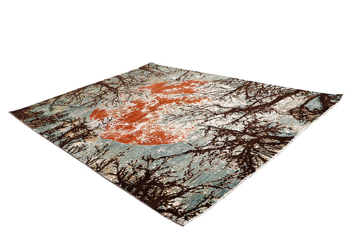 Multi Colored Abstract 8' x 10' 4 - No. 65144 - ALRUG Rug Store