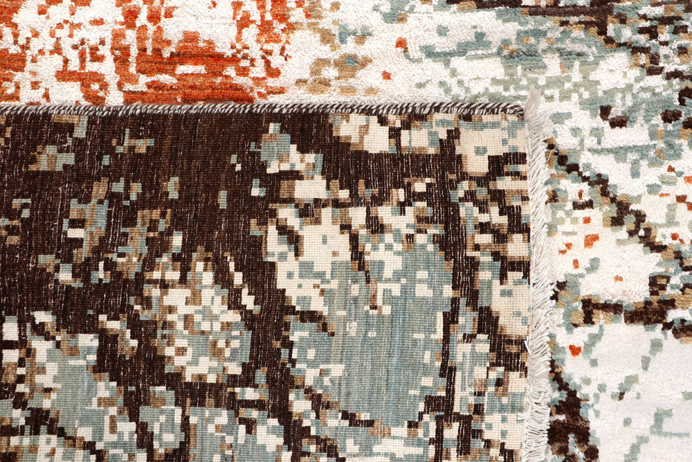 Multi Colored Abstract 8' x 10' 4 - No. 65144 - ALRUG Rug Store