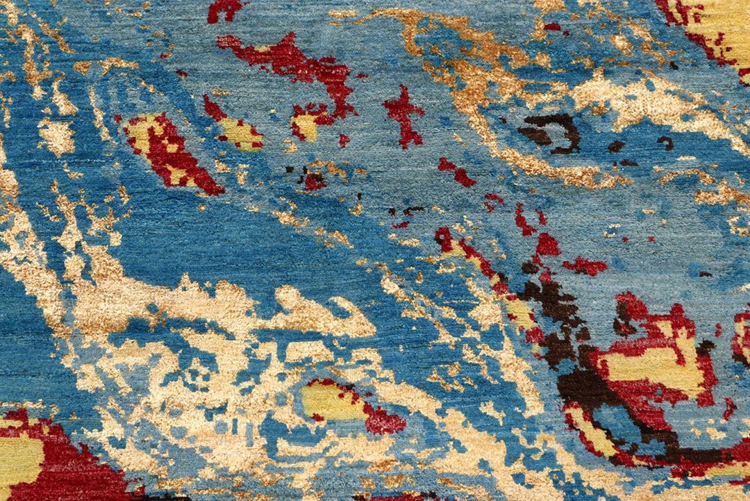 Multi Colored Abstract 8'  x" 10'  2" - No. QA74669