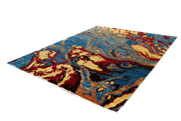 Multi Colored Abstract 8' x 10' 2 - No. 65145 - ALRUG Rug Store