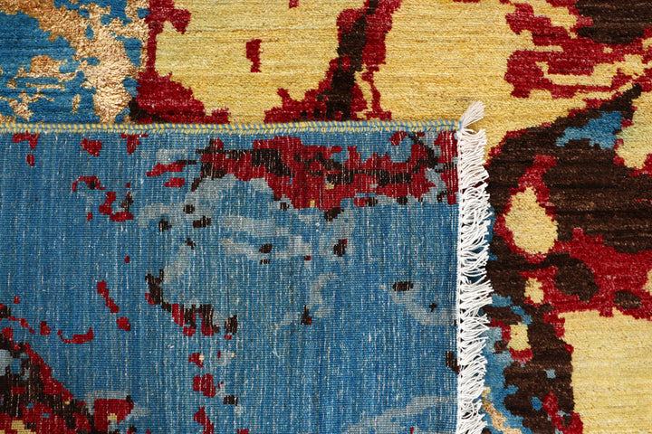 Multi Colored Abstract 8' x 10' 2 - No. 65145 - ALRUG Rug Store