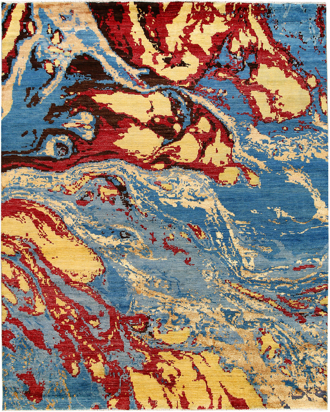 Multi Colored Abstract 8' x 10' 2 - No. 65145 - ALRUG Rug Store