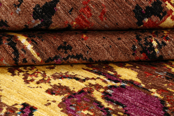 Multi Colored Abstract 8' x 10' 2 - No. 65146 - ALRUG Rug Store