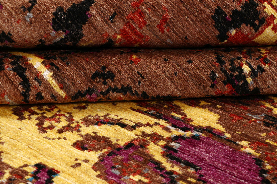 Multi Colored Abstract 8'  x" 10'  2" - No. QA83771