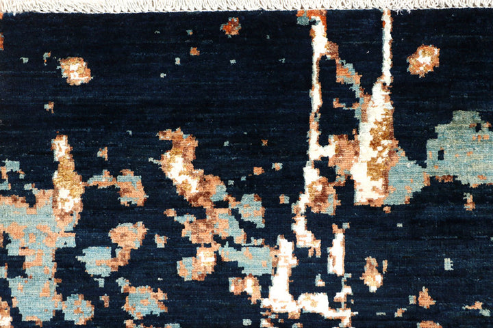 Multi Colored Abstract 7'  10" x 9'  10" - No. QA86682