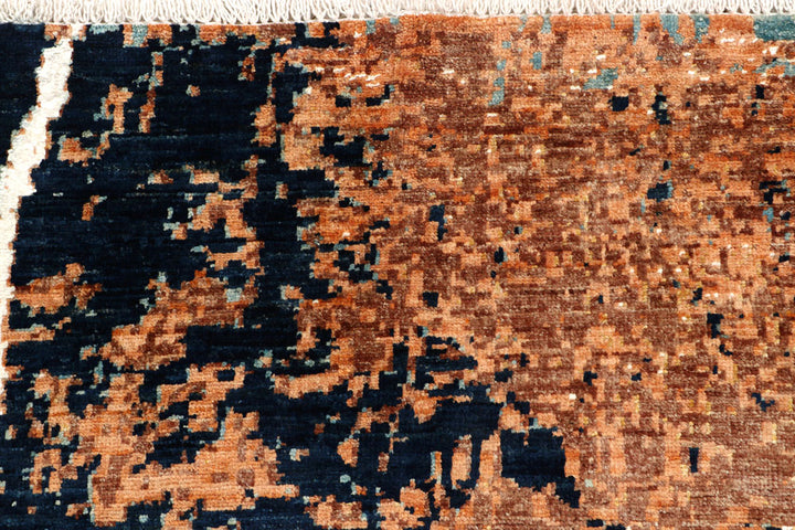 Multi Colored Abstract 7' 10 x 9' 10 - No. 65147 - ALRUG Rug Store