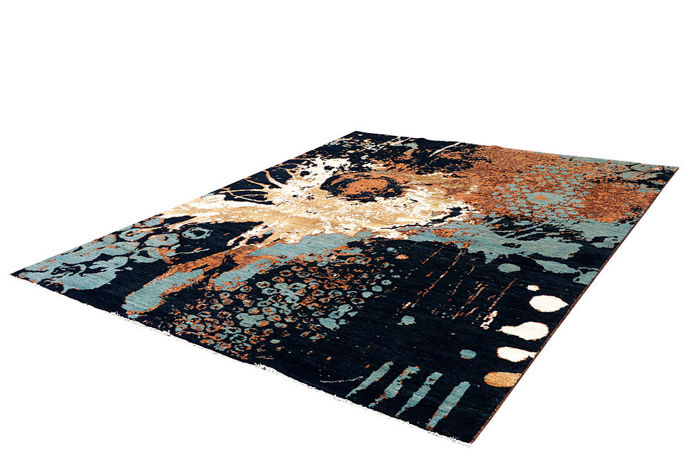 Multi Colored Abstract 7' 10 x 9' 10 - No. 65147 - ALRUG Rug Store