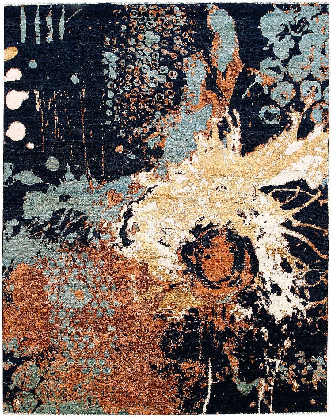 Multi Colored Abstract 7' 10 x 9' 10 - No. 65147 - ALRUG Rug Store