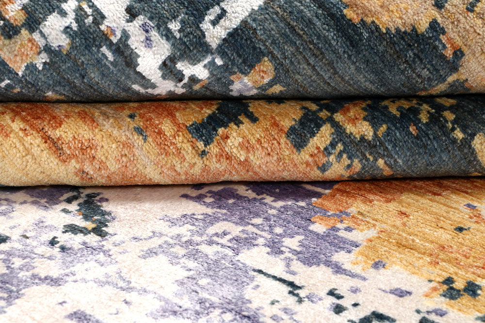 Multi Colored Abstract 7' 11 x 10' 1 - No. 65148 - ALRUG Rug Store