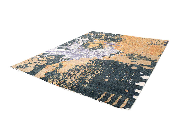 Multi Colored Abstract 7' 11 x 10' 1 - No. 65148 - ALRUG Rug Store