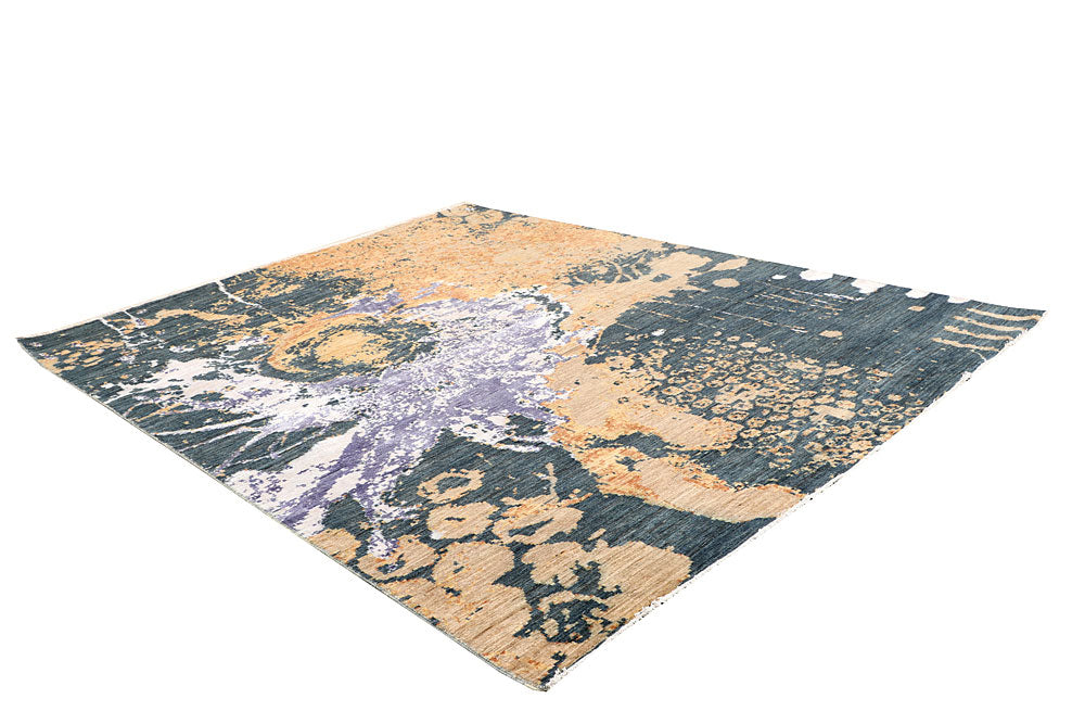 Multi Colored Abstract 7' 11 x 10' 1 - No. 65148 - ALRUG Rug Store