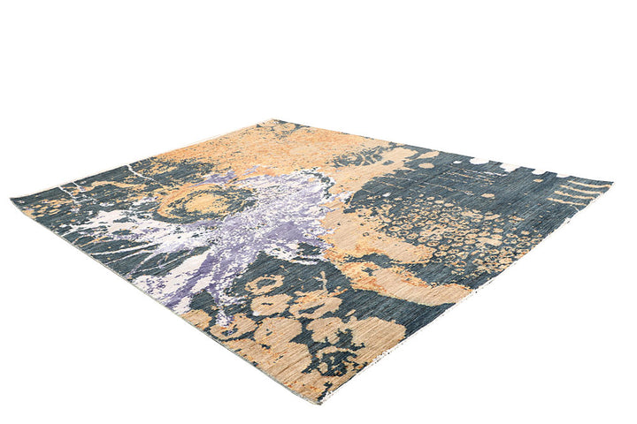 Multi Colored Abstract 7' 11 x 10' 1 - No. 65148 - ALRUG Rug Store