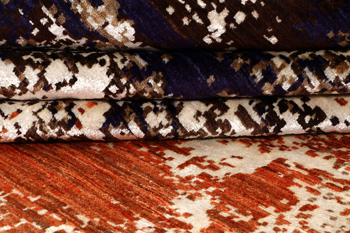 Multi Colored Abstract 7'  10" x 10'  4" - No. QA51208