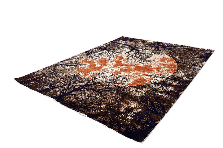 Multi Colored Abstract 7' 10 x 10' 4 - No. 65150 - ALRUG Rug Store